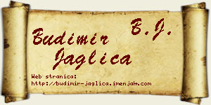 Budimir Jaglica vizit kartica